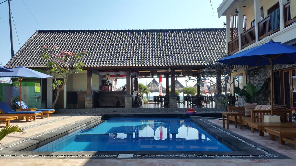 Coral Beach Pizza Cottages Gili Trawangan Zewnętrze zdjęcie