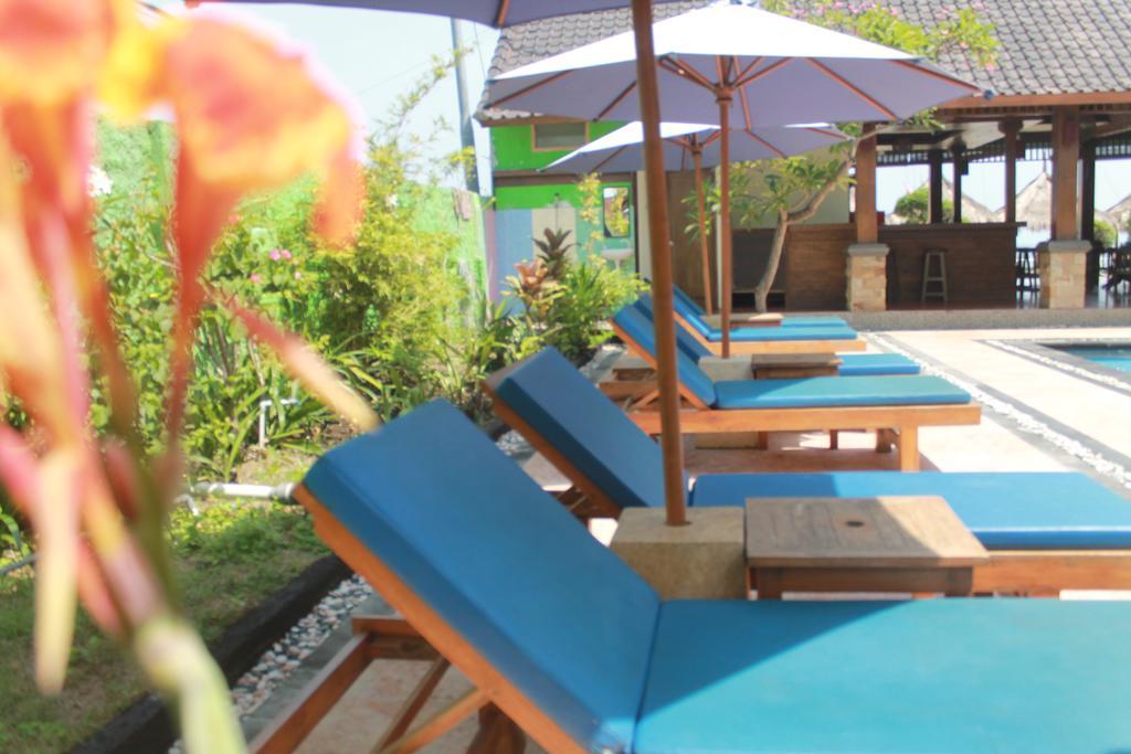 Coral Beach Pizza Cottages Gili Trawangan Zewnętrze zdjęcie